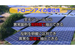 ドローンでのソーラーモジュール検査にＡＩ自動解析ツール