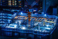 鉄筋出来形をリアルタイムで自動出力。生産性は３倍に