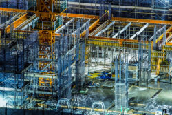 清水建設、自律型ロボットと人とのコラボ工事の本格稼働開始