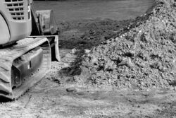 タブレットを用いたコンクリート敷均し、締固め管理システム