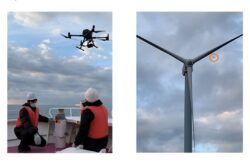 KDDIとKDDIスマートドローン、洋上風力発電設備のドローン高精度点検の実証に成功