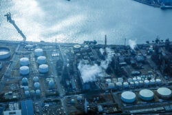 石油タンクをドローンで塗装。ENEOSとアイ・ロボティクスが実証実験で実用性を確認