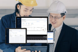清水建設✕ＭＣデータプラス<br>現場の施工管理サービス「ワークサイト」を全現場で導入拡大。