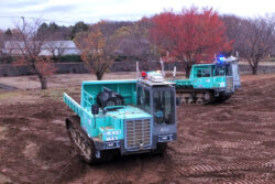 熊谷組✕京セラ✕NEC<br>ローカル5Gを活用した自動走行および4K映像の実証実験で成功。