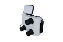 清水建設✕シャープ✕カナモト<br>3眼カメラ配筋検査システム「写らく」レンタル開始。