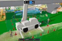 大林組<br>建設現場のデジタルツインを構築できる「デジタルツインアプリ」を開発。