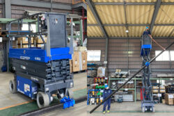 安藤ハザマ✕カナモト<br>重量長尺資材建て起こし装置を開発。