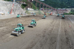 鹿島建設<br>自動化施工システムA4CSELによるCO2抑制効果を確認。