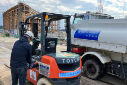 伊藤忠エネクス✕大林組<br>次世代バイオ燃料「リニューアブルディーゼル」の長期実証実験を開始。