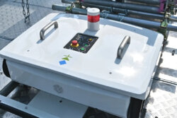 タカミヤ✕建ロボテック 建設業界の人手不足に挑む 足場運搬ロボット「TLEVER」のレンタル開始。